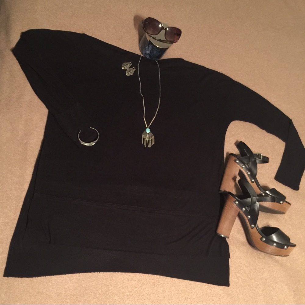 Free People Long Sleeve Knit Top